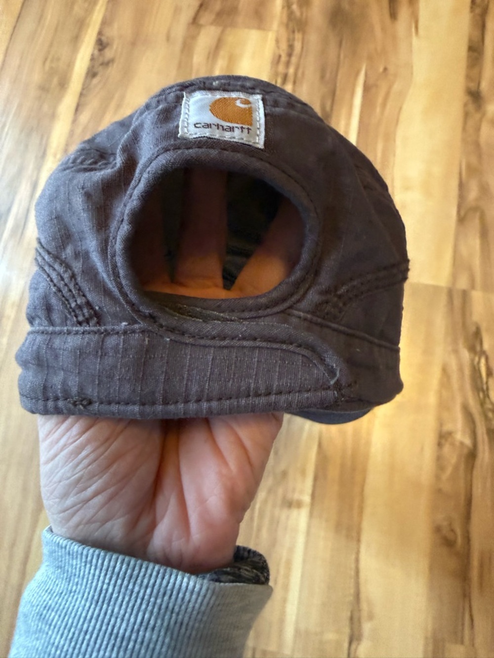 Carhartt Men's Grey Canvas Military Cap - Picture 4 of 6
